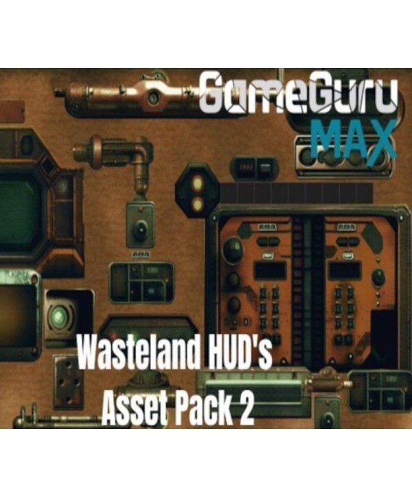 GameGuru MAX Wasteland Asset Pack - HUD s Volume 2 DLC Steam Key GLOBAL